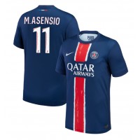 Dres Paris Saint-Germain Marco Asensio #11 Domáci 2024-25 Krátky Rukáv